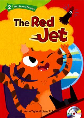 Top Phonics Readers (2) The Red Jet with Audio CD/1片