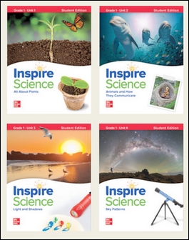 Inspire Science Student Edition: Grade 1 (Units 1-4)