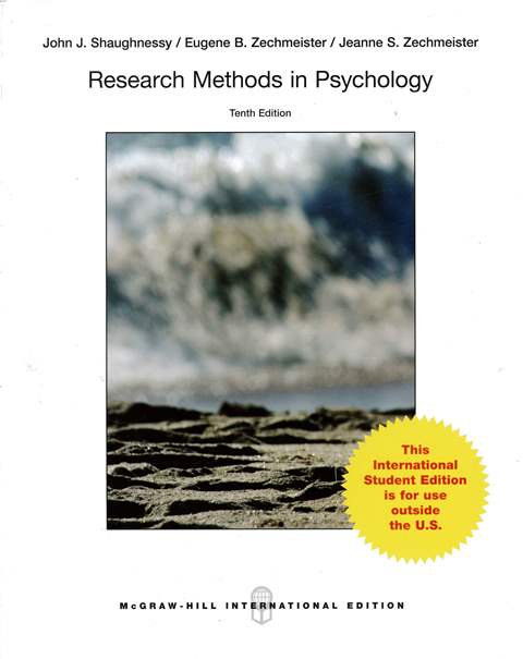 Research Methods in Psychology 10/e