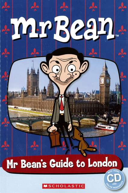 Scholastic Popcorn ELT Readers (Starter):  Mr Bean-Mr Bean's Guide to London with Audio CD/1片