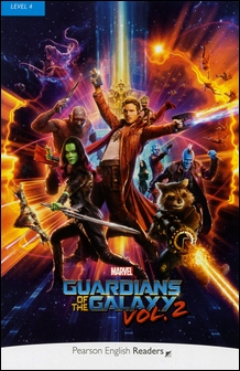Pearson English Readers Level 4 (Intermediate): Marvel Guardians of the Galaxy vol.2 with MP3 Audio CD/1片