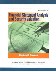 Financial Stateme Analysis and Security Valuation 5/e