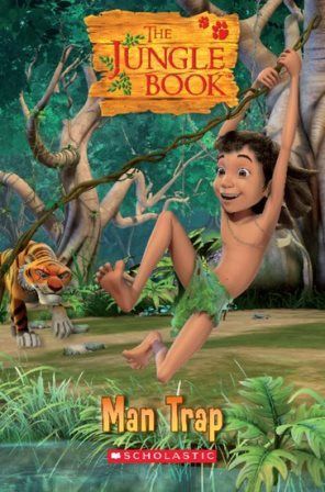 Scholastic Popcorn ELT Readers (1):  The Jungle Book: Man Trap with Audio CD/1片 (絕)