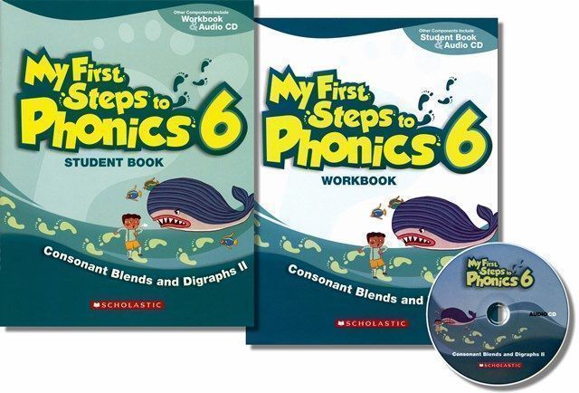 My First Steps to Phonics (6) Pack (Student Book+ Audio CD+WorkBook) 組合書