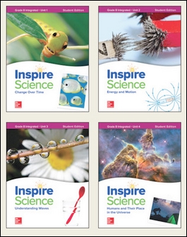 Inspire Science Student Edition: Grade 8 (Units 1-4)