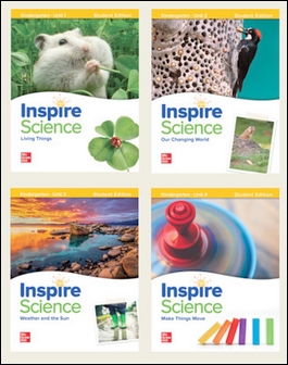 Inspire Science Student Edition: Grade K (Units 1-4)