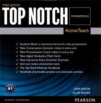 Top Notch 3/e (Fundamentals) ActiveTeach (DVD/1片) 作者：Joan Saslow, Allen Ascher