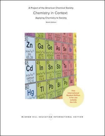 Chemistry in Context: Apply ing Chemistry to Society 9/e
