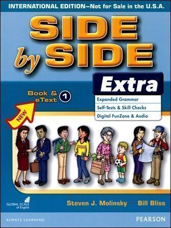 Side by Side Extra 3/e (1) Book and eText International Editioon 作者：Steven J. Molinsky, Bill Bliss