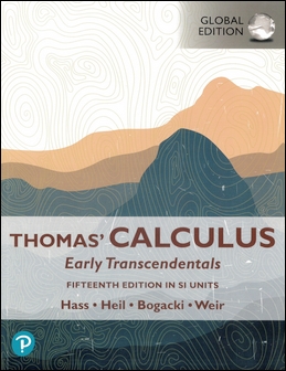 Thomas' Calculus: Early Transcendentals 15/e in SI Units
