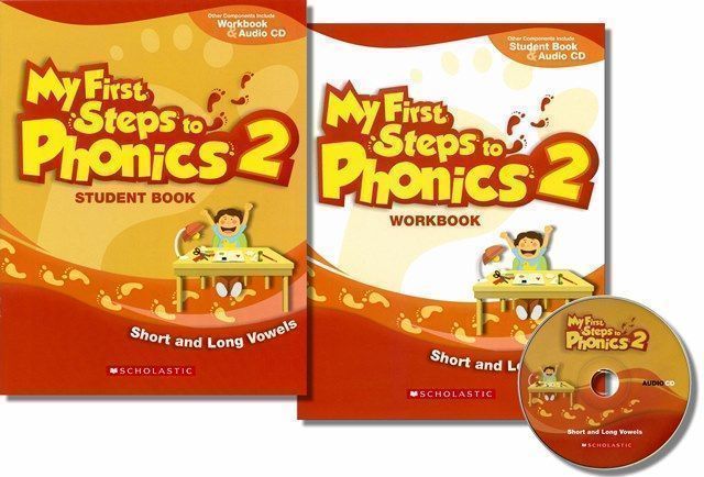 My First Steps to Phonics (2) Pack (Student Book+ Audio CD+WorkBook) 組合書