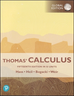 Thomas' Calculus 15/e in SI Units 作者：George Thomas, Joel Hass,...
