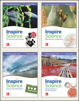 Inspire Science Student Edition: Grade 6 (Units 1-4)
