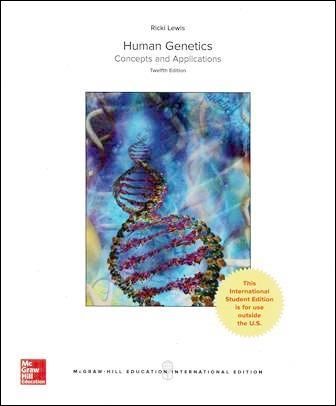 Human Genetics: Concepts and Applications 12/e
