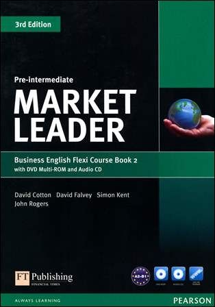 Market Leader 3/e (Pre-Intermediate) Flexi Course Book 2 with DVD Multi-ROM/1片 and Audio CD/1片