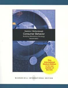 Consumer Behavior 11/e 作者：Delbert Hawkins, David...