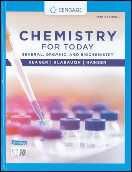 Chemistry for Today: General, Organic, and Biochemistry 10/e (H)