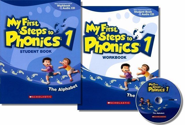 My First Steps to Phonics (1) Pack (Student Book+ Audio CD+WorkBook) 組合書